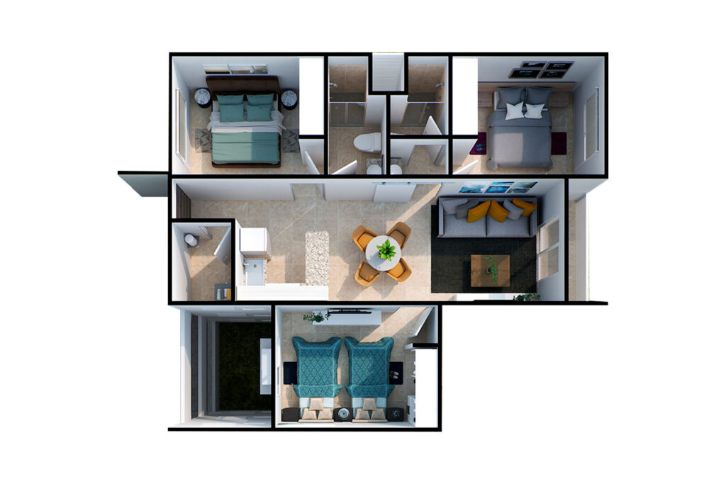 Departamento modelo capua Cancun