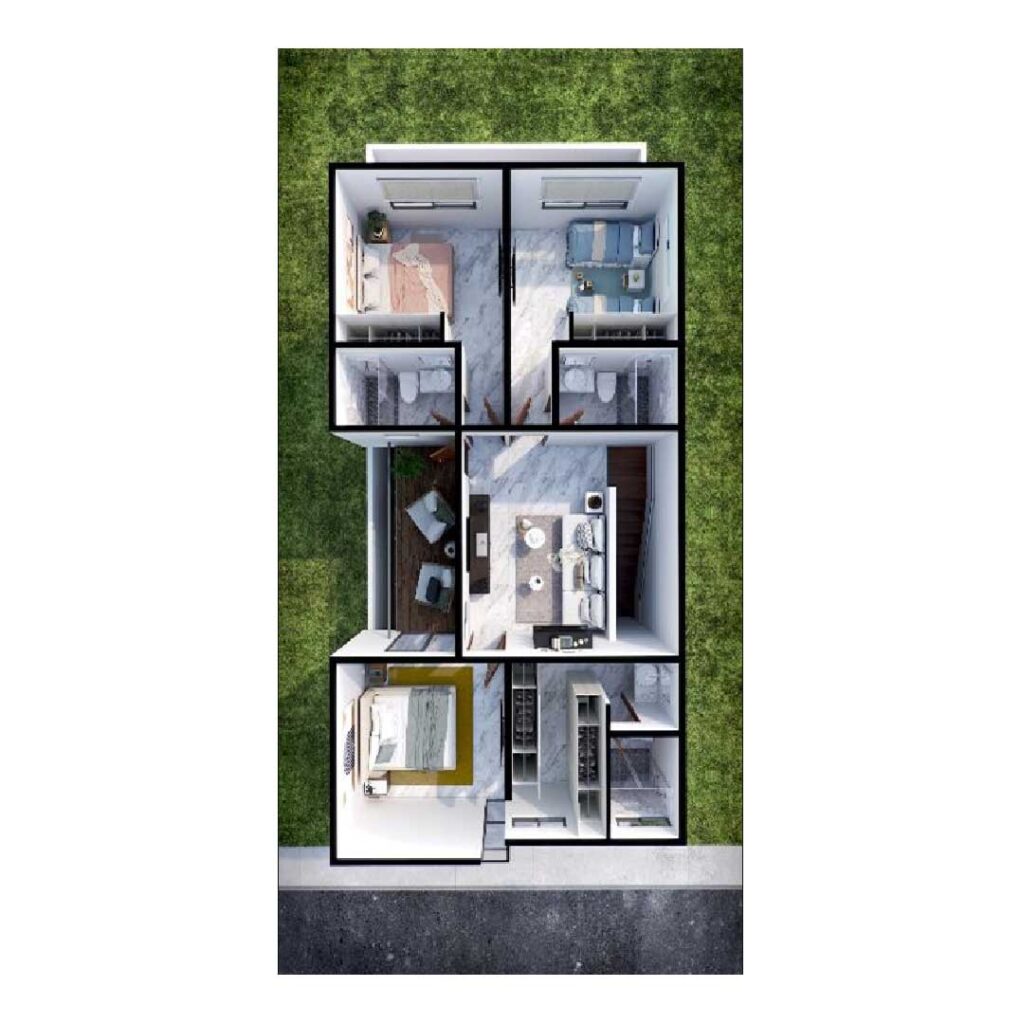 Planta Alta modelo alamo